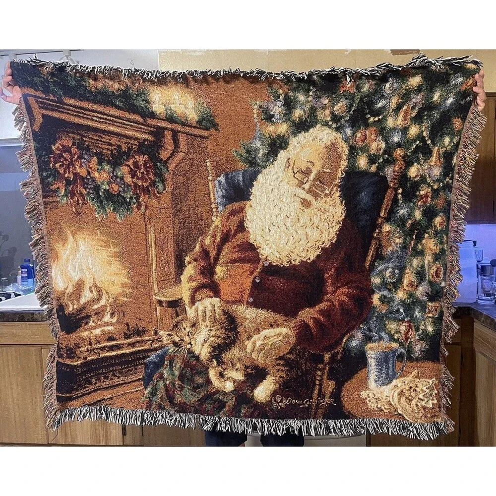 Throw Blanket Dona Gelsinger A Long Winters Nap 50×60